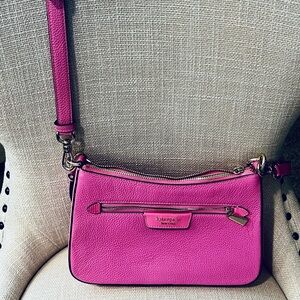 🌸 Kate Spade Pink Echinacea Leather Crossbody 🌸  MSRP $248
